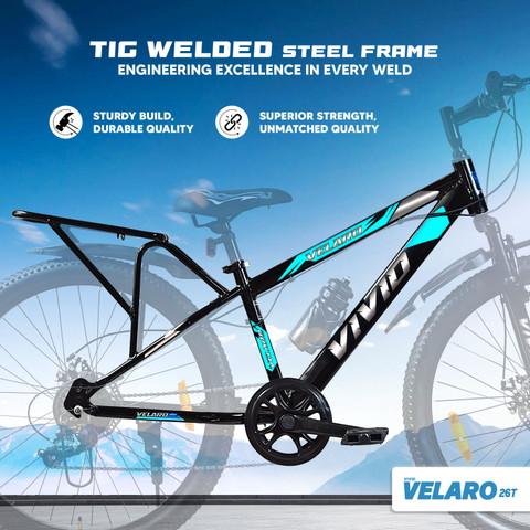 VIVID Valero 26T IBC Single Speed Cycle for Men | Front Suspension