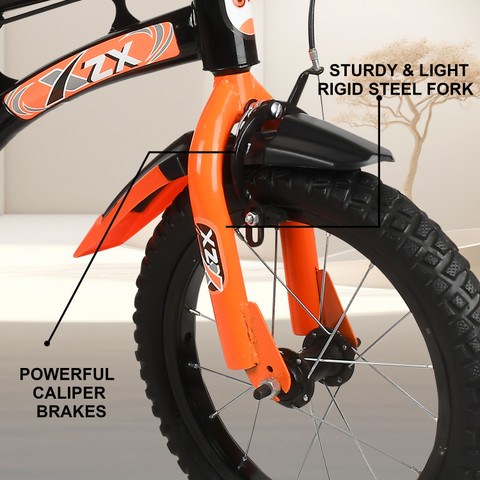 Xaipro 14T XZX ORANGE CYCLE FOR BOYS AND GIRLS 14 T (inch) BMX