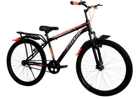 Ralley Gold KRYO 26T Bicycle with Carrier, Front Suspension and