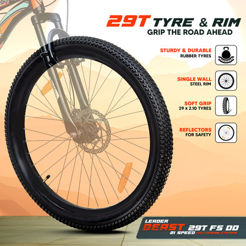Mountain Bike Start Up Bike LEADER Beast 29T MultiSpeed (21 Speed