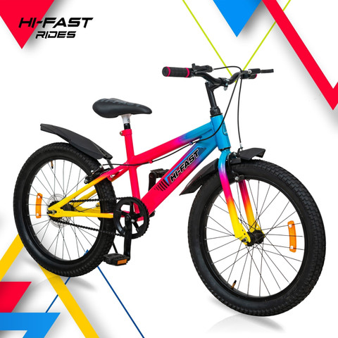 Hi-Fast Color Punch Sports Cycle For Boys Girls Age To 10