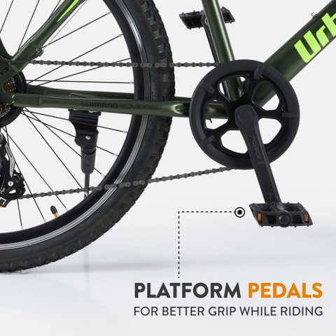 100点マウンテン Urban Terrain UT777 Steel MTB 7 Speed With Shimano Geared and Ride