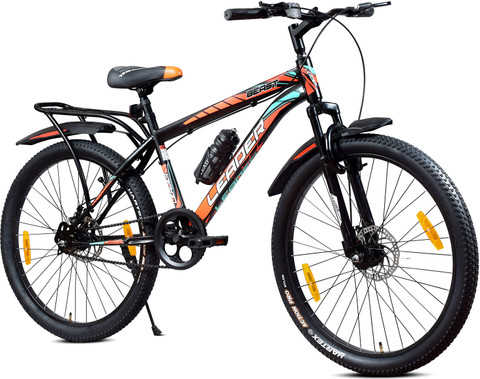 LEADER Beast 26T IBC Premium Cycle for Men with Front Suspension Dual Disc Brakes 26 T (inch) Mountain Cycle