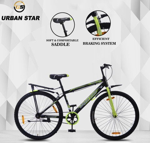 Urban Star 26T IBC CYCLE CITY BIKE INBUILT CARRIER PREMIUM
