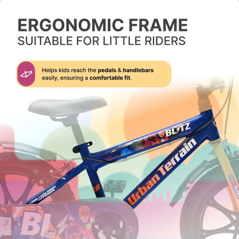 Urban Terrain Blitz Cycles 16T for Boys/Girls Kids Ages to