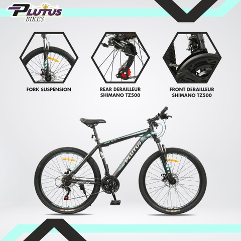 PLUTUS Trivo Multispeed, Shimano Gears T (inch) Mountain