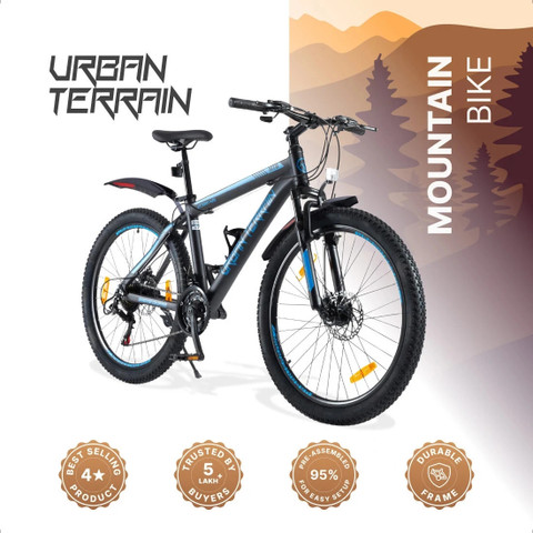 Urban Terrain UT3001A26 Alloy MTB Cycles Shimano Geared for Men with Dual  Disc Brake 26 T (inch) Road Cycle