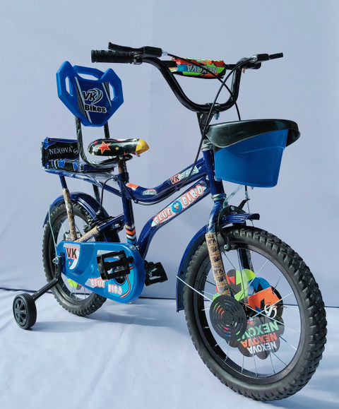 VK BIKES BICYCLE 16T ZOOM DOUBLE SEAT EDITION (BLUE) FOR TO YEAR KIDS BABY 16 T (inch) BMX Cycle