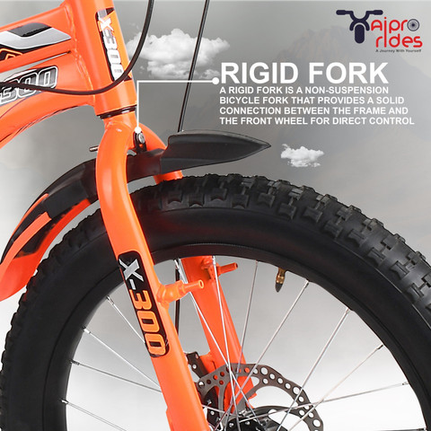 Xaipro 20T MAX300 ORANGE DOUBLE DISC CYCLE FOR KIDS 20 T (inch