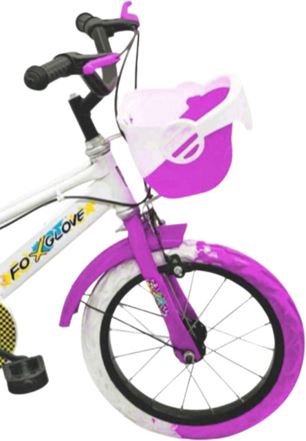 FOXGLOVE SUPERFOX 14 INCH FANCY PINK KIDS CYCLE FOR AGE TO YRS