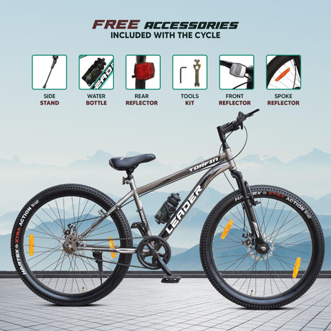 LEADER TORFIN MTB Cycle with Dual Disc Brake Front Suspension 26