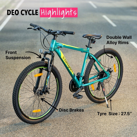 Cultsport by Cult Deo Shimano Geared for Men with Alloy Frame Dual Disc  Brake MTB T (inch) Road Cycle