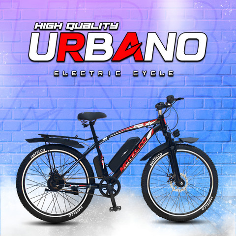 MATELCO Urbano Electric Bicycle 26 Inch With Double Disc Breakes