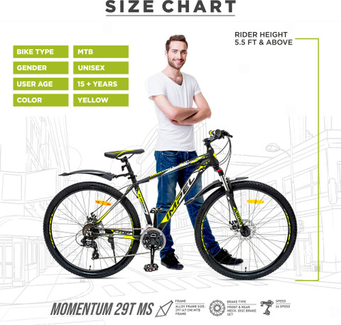 Kross Momentum 29T,Front Suspension ,Dual Disc, Alloy Frame,Shimano Gear,  15+ years 29 T (inch) Mountain Cycle