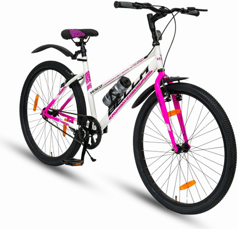 VESCO Bella 26T Pink Bicycle for Adults Girls Women 26 T (inch