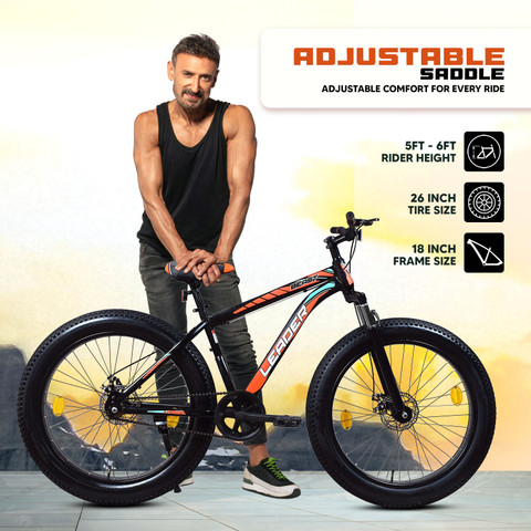 Height Largest Road Bike Frame Size LEADER Beast 26x400 Fat