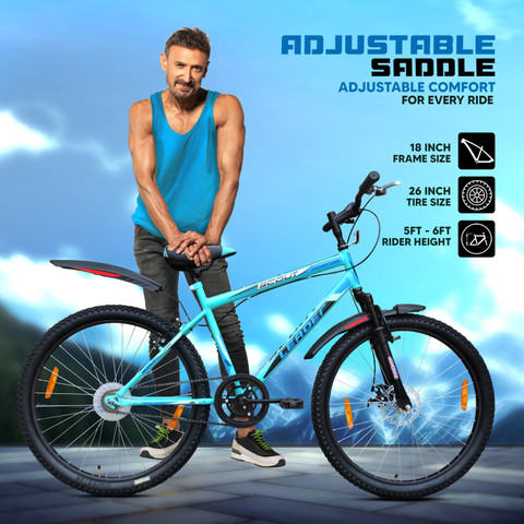 LEADER Scout 26T FRONT SUSPENSION FRONT DISC SEA GREEN_ BLACK for