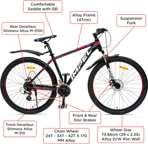 Mountain Bike Altus Cycle Kross Haste Suspension,Dual Disc,Alloy