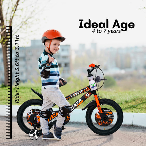 VESCO Kick Pro 16-T Kids Ideal for to age Boy Girls 16 T