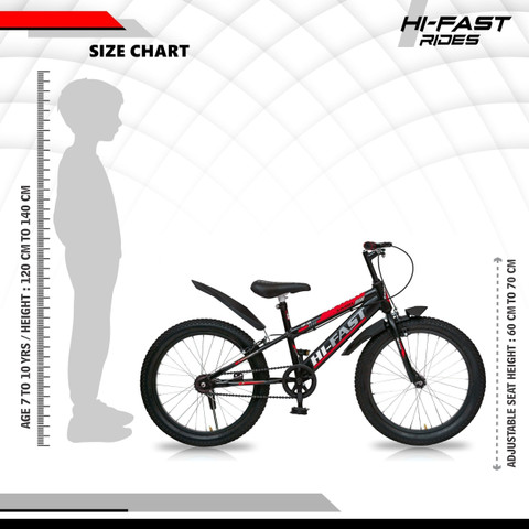 Hi-Fast Smassh Sports Cycle For To 10 Years Boys Girls (85% Assembled)  20 T (inch) Road Cycle