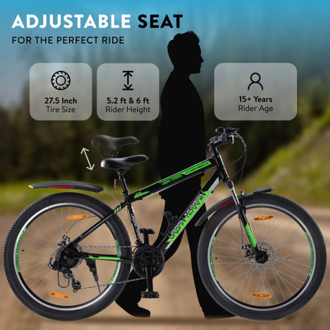 Urban Terrain Steel MTB Cycles Shimano Geared for Men with Dual  Disc Brake T (inch) Road Cycle