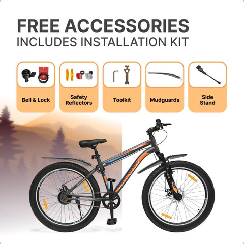 Urban Terrain Bolt Cycles 26T for Men Comes with Dual Disc Brake