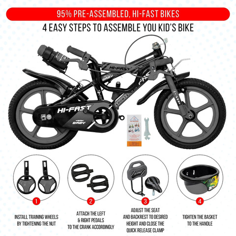 Bacchon Sal Bacche Ki Cycle Hi-Fast Wheelie Kids Cycle For Age To