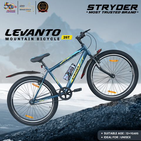 RIDE TORRENT 23-24　26㎝ STRYDER Levanto 26” MTB Cycle - Durable & Stylish Ride with