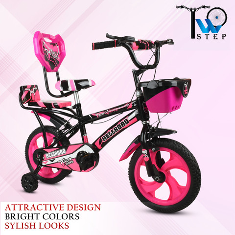 TWOSTEP 14T HELLROAD DOUBLE GADDI PINK BICYCLE 14 T (inch) BMX