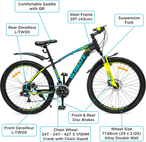 Kross Elute Suspension,Dual Disc,Steel Frame,L-TWOO,15