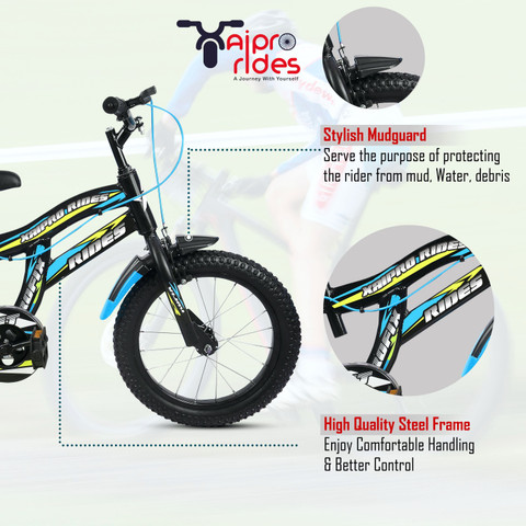 xaipro rides 16T MAGNITE CARRIER M RIM SKYBLUE CYCLE FOR TO YEARS KIDS  16 T (inch) BMX Cycle