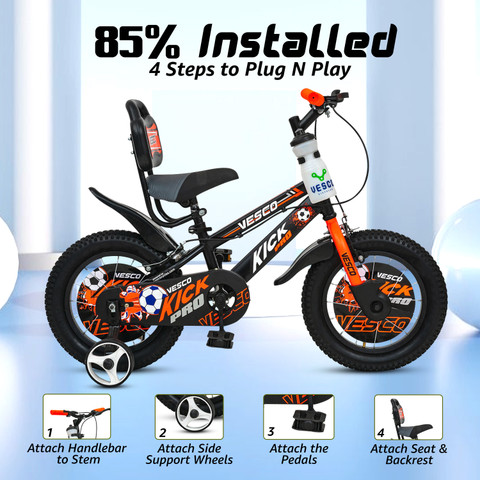 VESCO KICK PRO Orange 14 T (inch) BMX Cycle