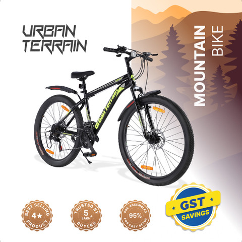 Urban Terrain Galaxy Ultra 26T High Performance MTB Geared Cycles For Men  With Dual Disc Brake 26 T (inch) Road Cycle