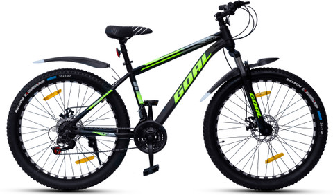 Goal SPORT MULTISPEED|HYDRO DIPPED TIG-WELDED FRAME|FRONT SUSPENSION|DUAL  DISC BRAKE 26 T (inch) Mountain Cycle