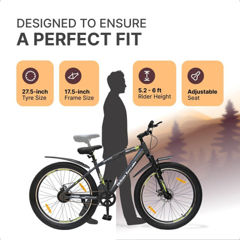 Urban Terrain Bolt Pro Cycles for Men with Steel Frame