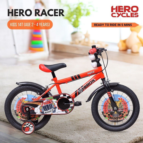 HERO EC RACER 14T C-BRK RD BK SK 14 T (inch) Roadster Cycle Price