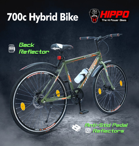 HippoBikes FLUID Rigid Fork Double Wall Alloy Rim 85% Installed