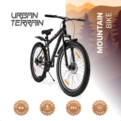 Urban Terrain Bolt Cycles for Men with Steel Frame Disc Brake MTB Bike  T (inch) Road Cycle