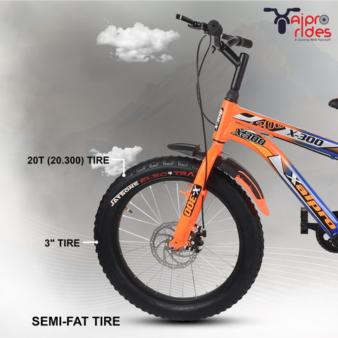 Xaipro 20T MAX300 ORANGE DOUBLE DISC CYCLE FOR KIDS 20 T (inch