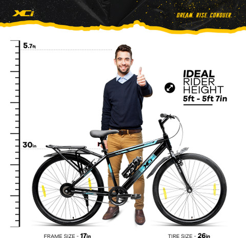 XCi Stormrider Single Speed for Men Rigid Suspension MTB Bicycle