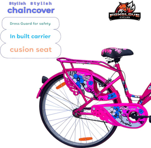 FOXGLOVE PURPLE 26 INCH PINK COLOUR GIRLS CYCLE FOR AGE PLUS YRS