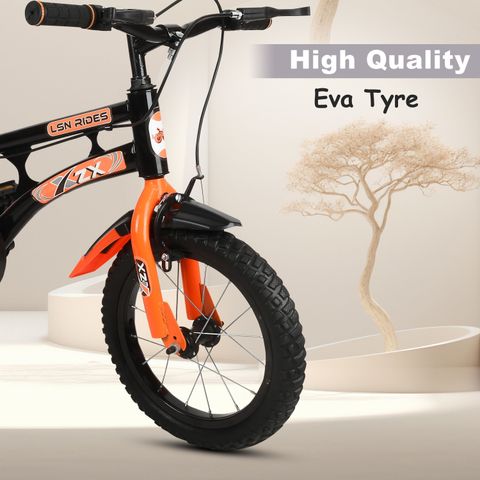 Xaipro 14T XZX ORANGE CYCLE FOR BOYS AND GIRLS 14 T (inch) BMX