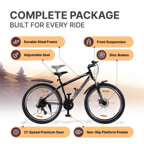 Urban Terrain Mountain Bike Shimano Geared Cycles for Men