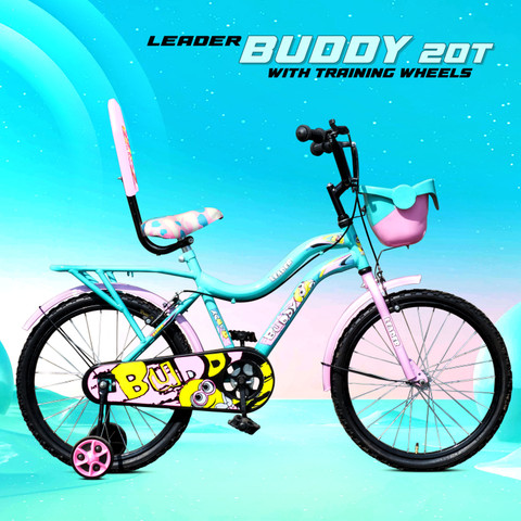 LEADER Buddy 20T Kids with Training wheels For Age Group to