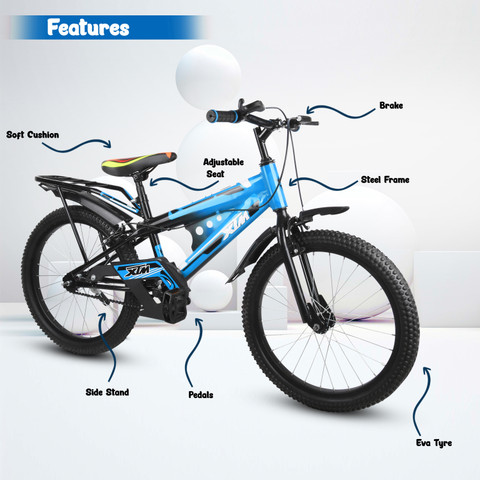 BYKING Premium Quality Double Color 20T Cycle For Kids 20 T (inch) Road  Cycle