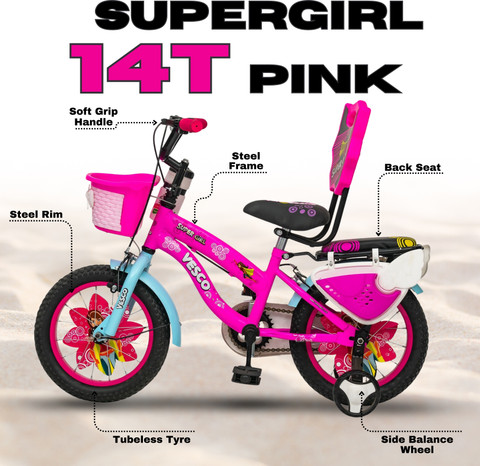 VESCO Girls Kid Cycle Street 14 T (inch) BMX Cycle