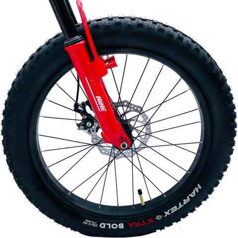 FOXGLOVE SIXTY NINE HARTEX FAT TYRE TUBE BLACK FOR PLUS AGE 90%  FITTED 20 T (inch) Fat Tyre Cycle - Main Image