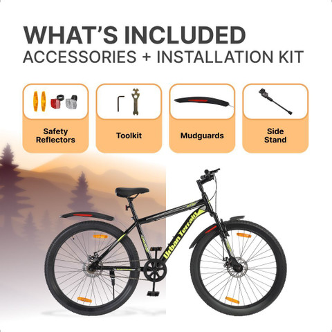 Urban Terrain Galaxy Pro High Performance Mountain Cycles For Men  With Dual Disc Brake T (inch) Road Cycle