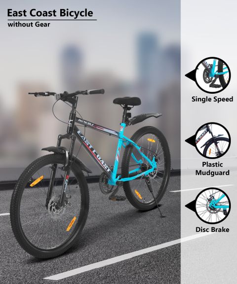 EAST COAST Invincible MTB Bicycle without Gear with FS DD Brake 26 T ...