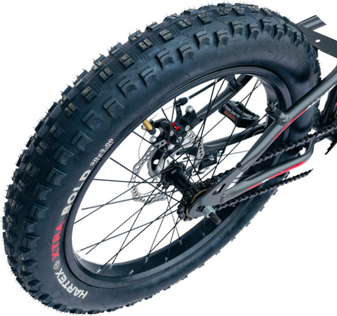 FOXGLOVE SIXTY NINE HARTEX FAT TYRE TUBE BLACK FOR PLUS